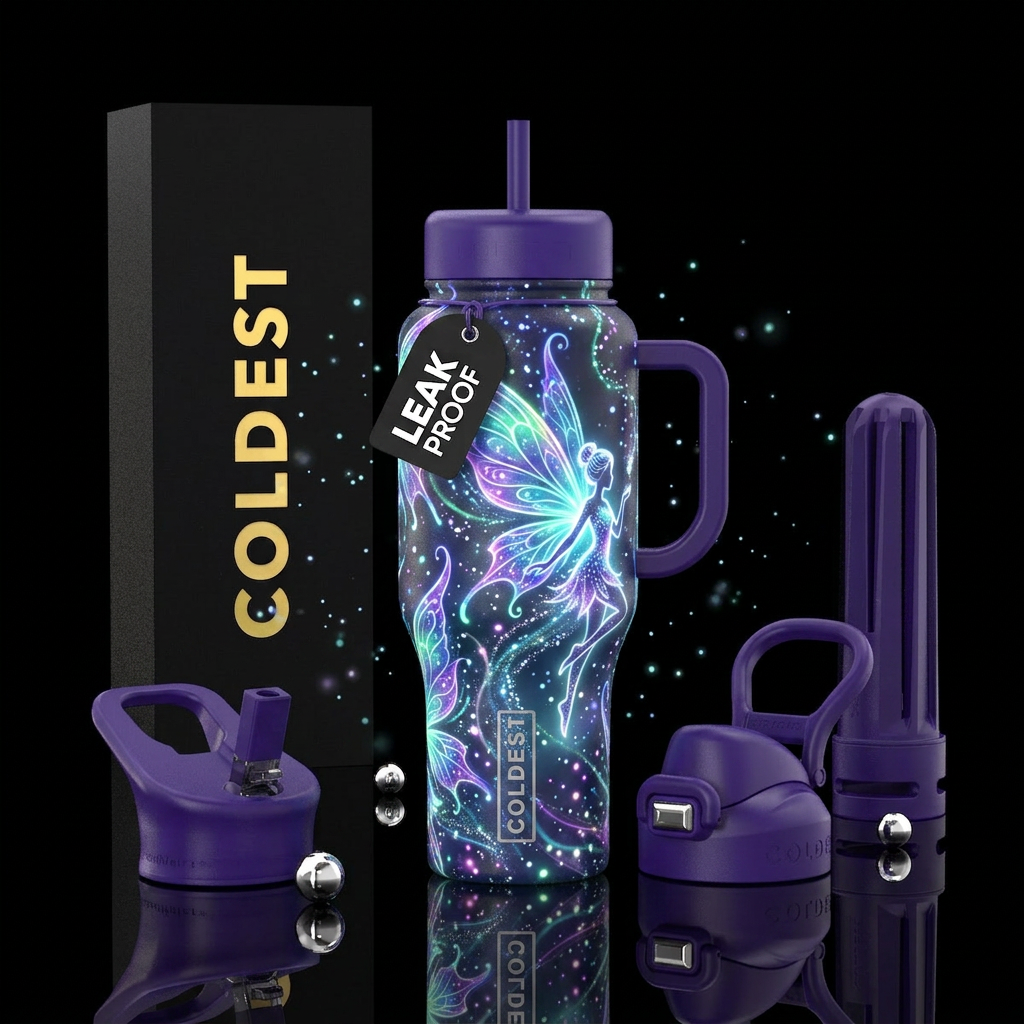 Glowie Fairy water bottle design