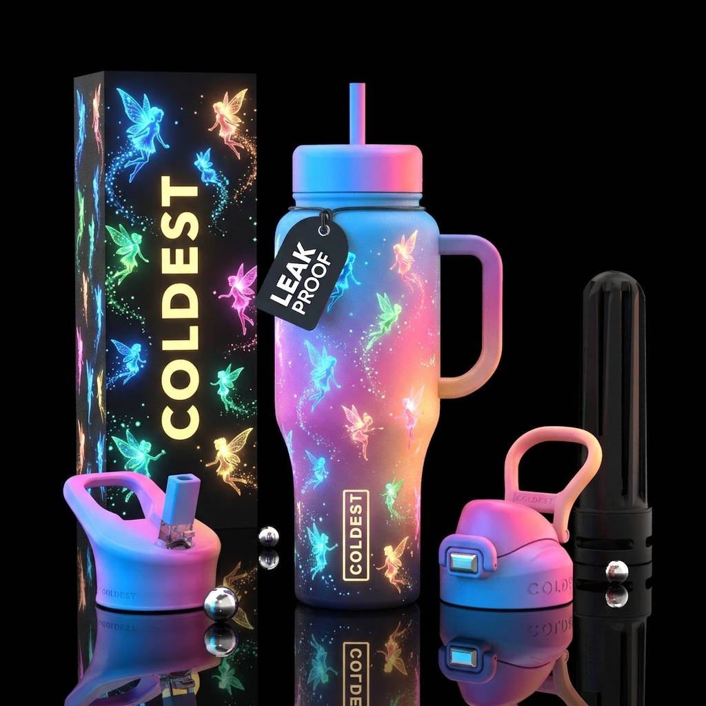 Pixie Dust water bottle design