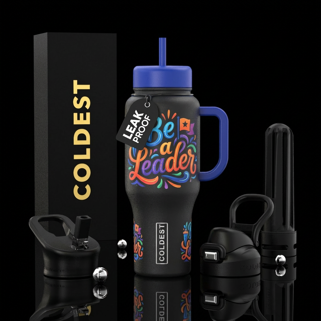 Be a Leader water bottle design