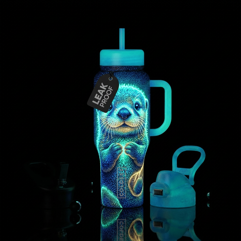 Baby Otter water bottle design