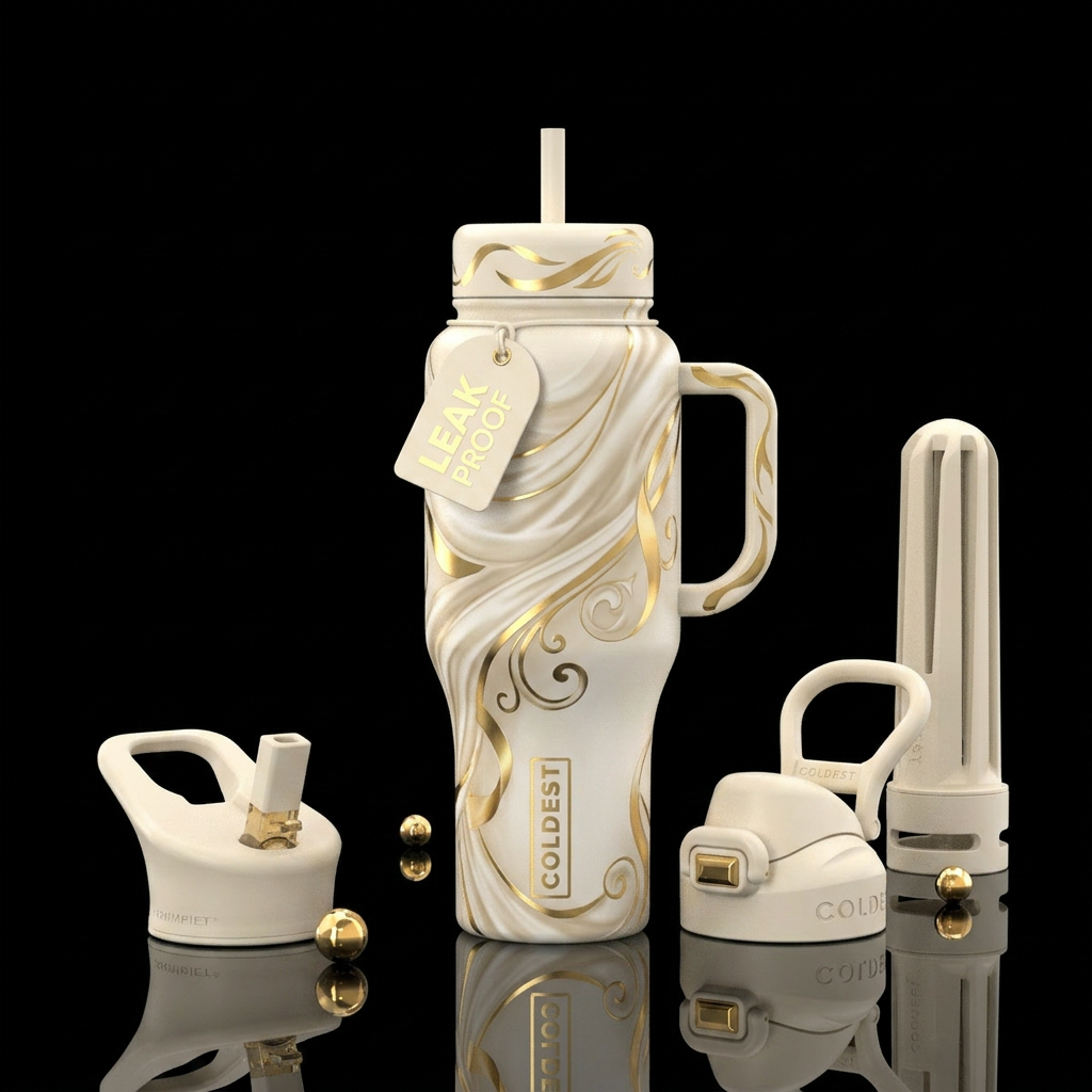 please show both the front and back of the bottle,... water bottle design