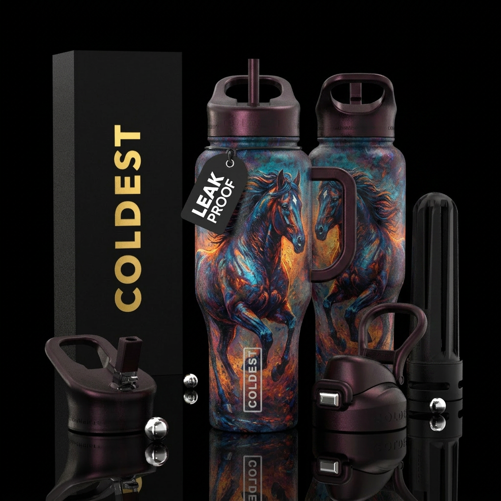 please show both the front and back of the bottle,... water bottle design