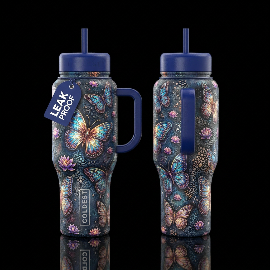 please show both the front and back of the bottle,... water bottle design