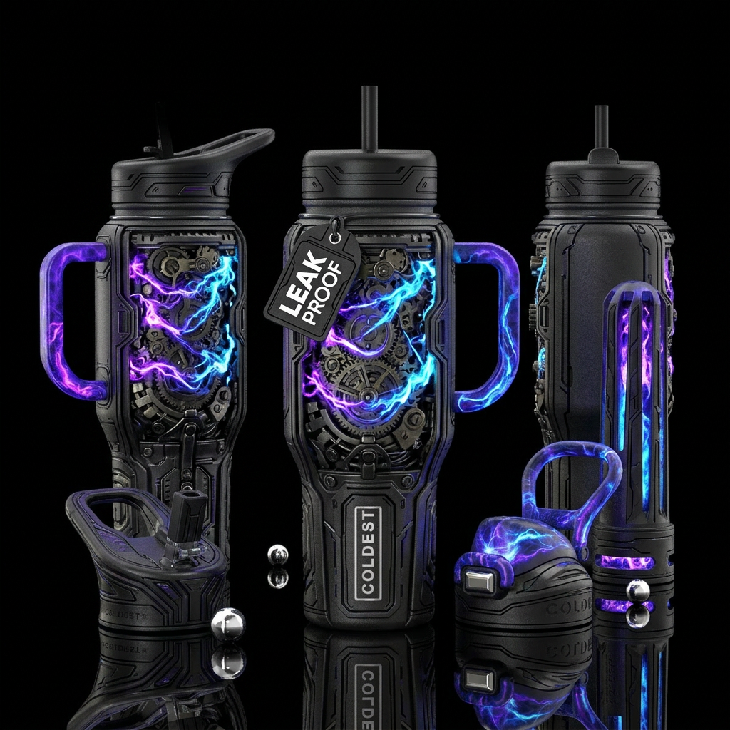 please show both the front and back of the bottle,... water bottle design