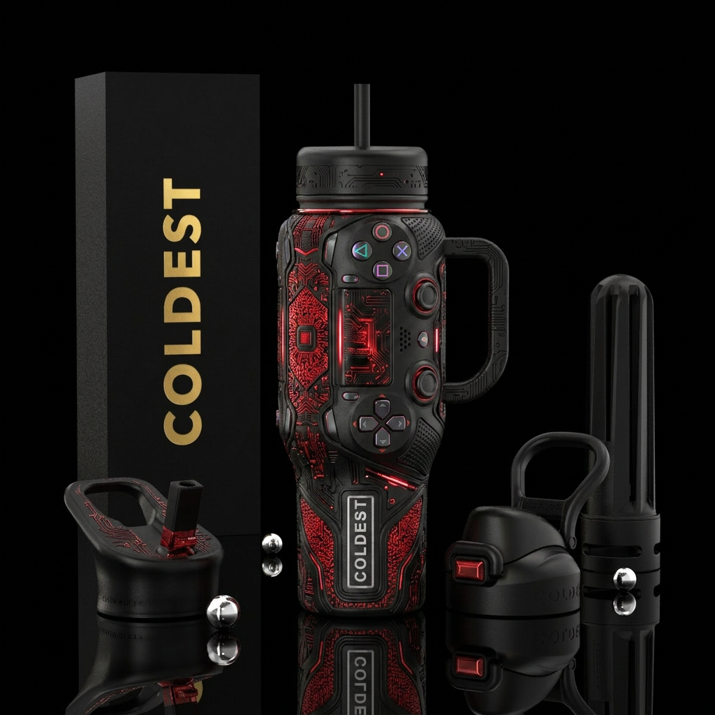 please show both the front and back of the bottle,... water bottle design
