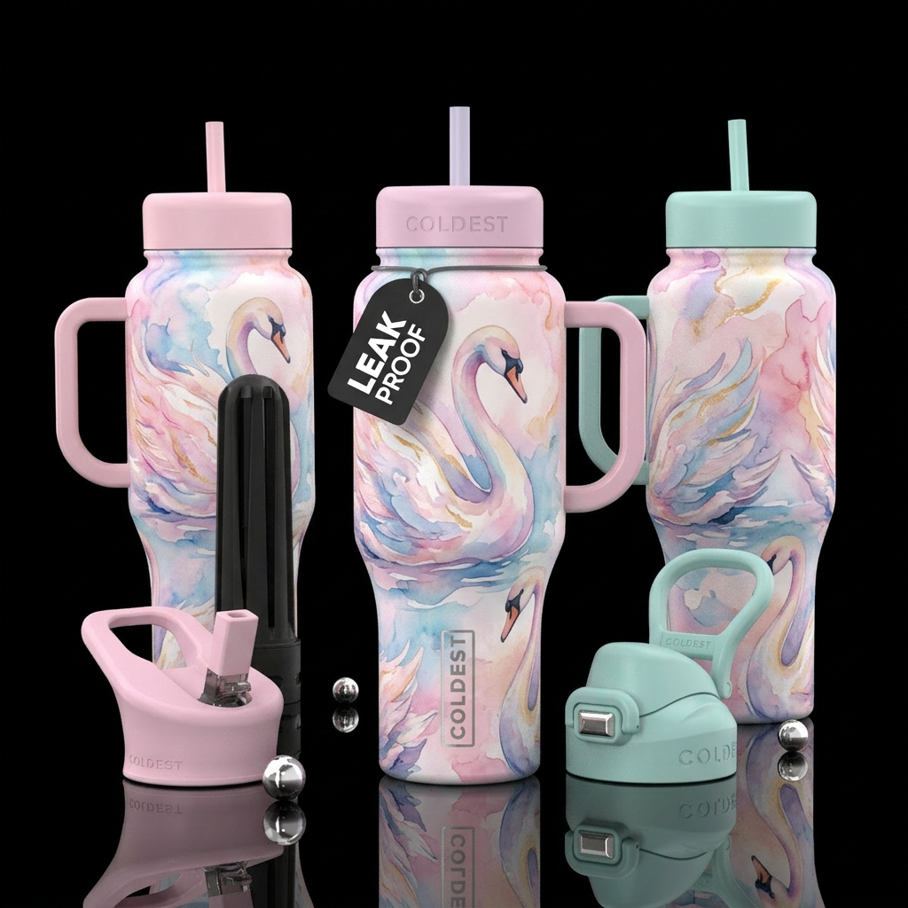 please show both the front and back of the bottle,... water bottle design