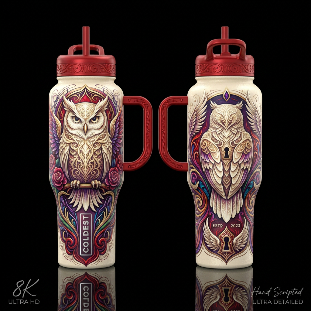 please show both the front and back of the bottle,... water bottle design