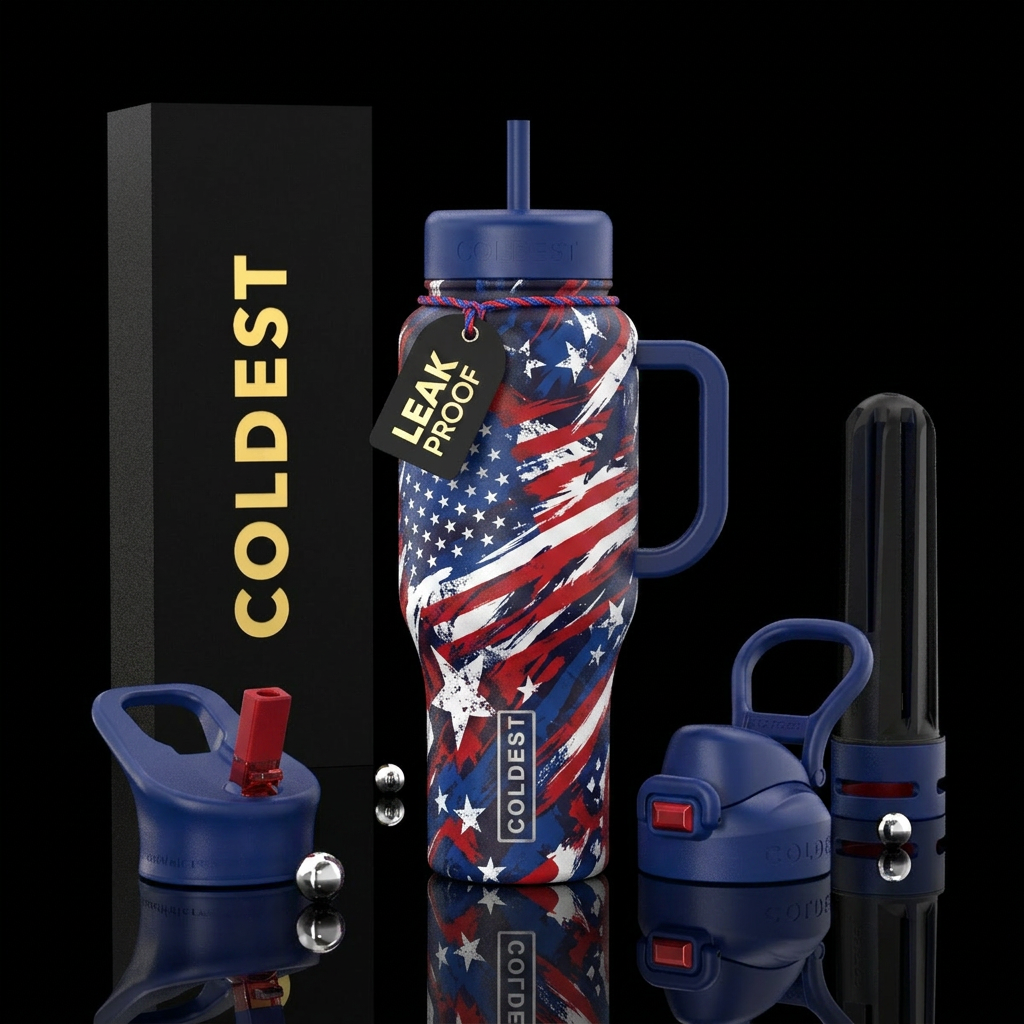 please show both the front and back of the bottle,... water bottle design