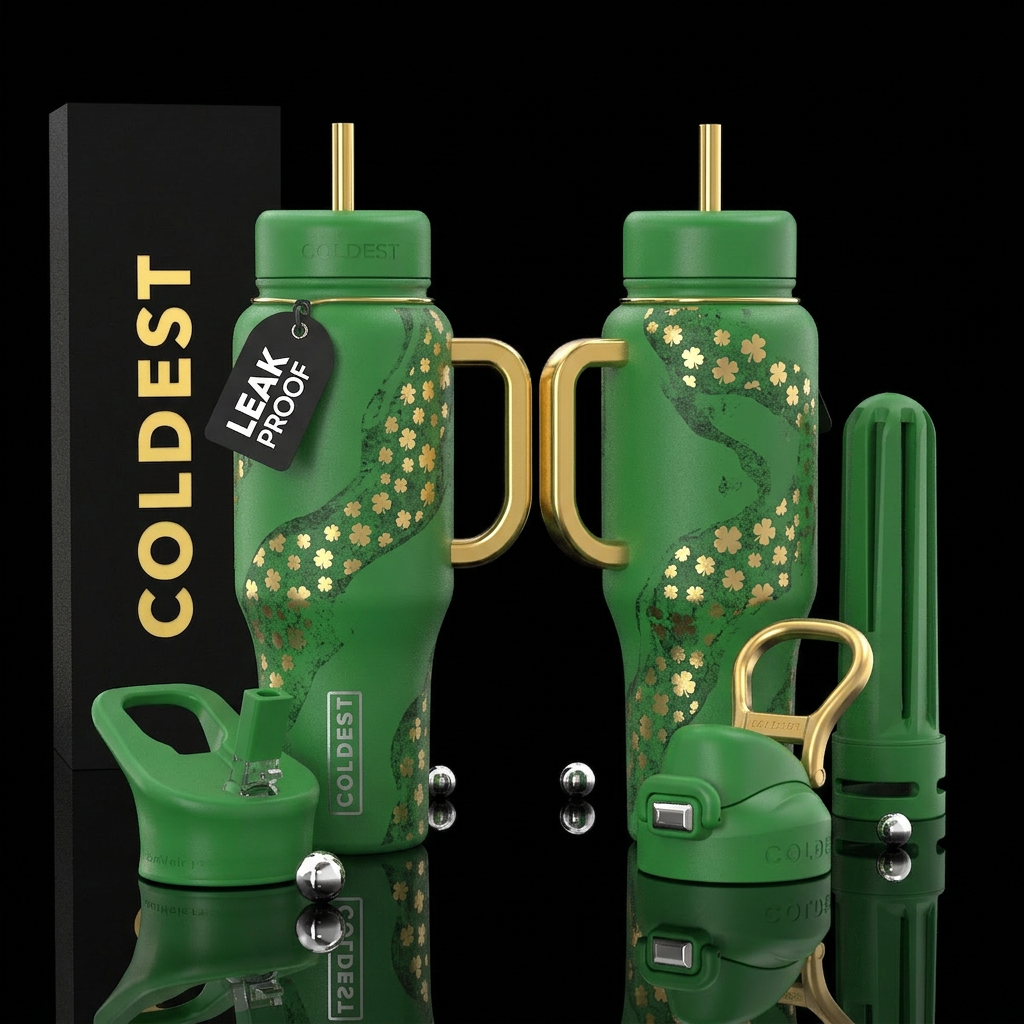 please show both the front and back of the bottle,... water bottle design