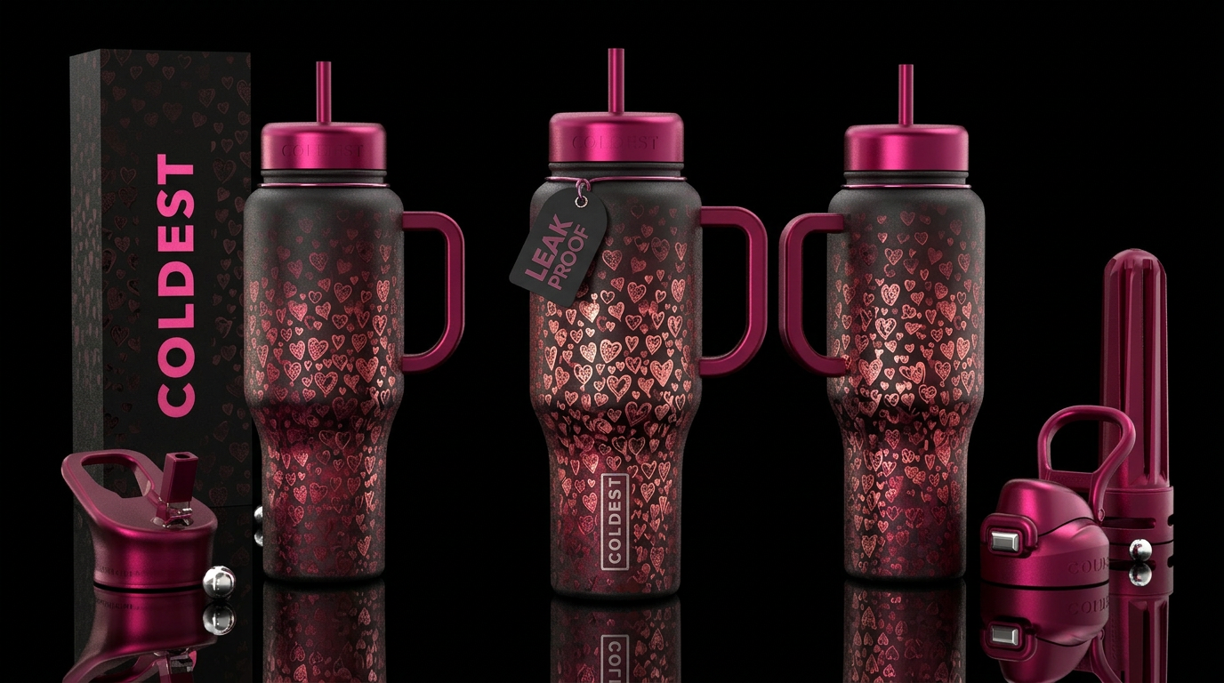 please show both the front and back of the bottle,... water bottle design