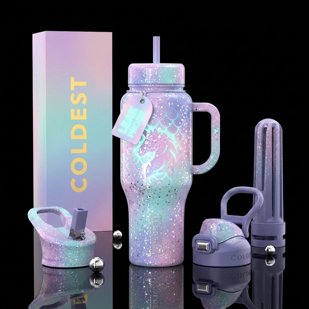 please show both the front and back of the bottle,... water bottle design