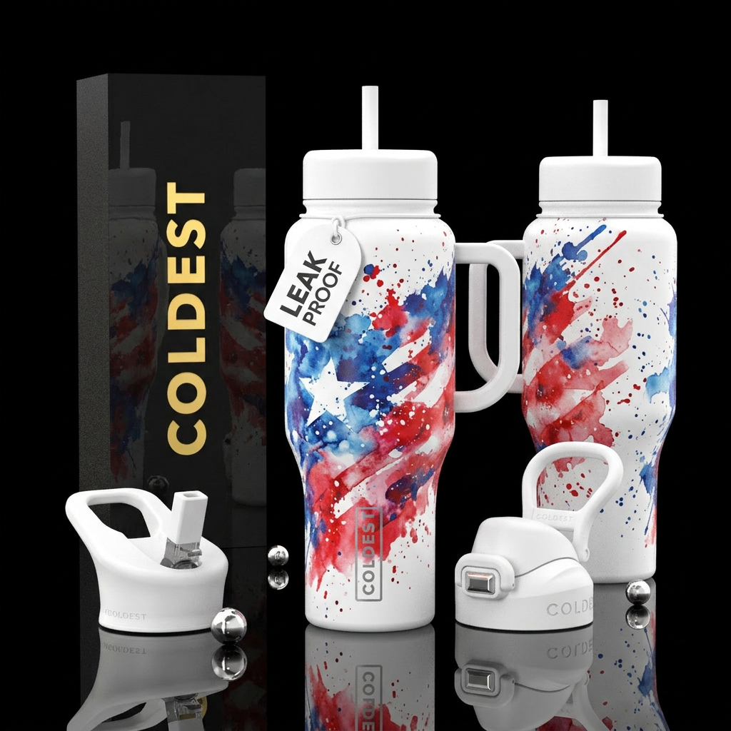 please show both the front and back of the bottle,... water bottle design