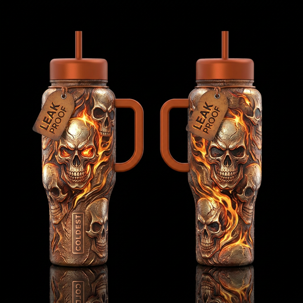 please show both the front and back of the bottle,... water bottle design