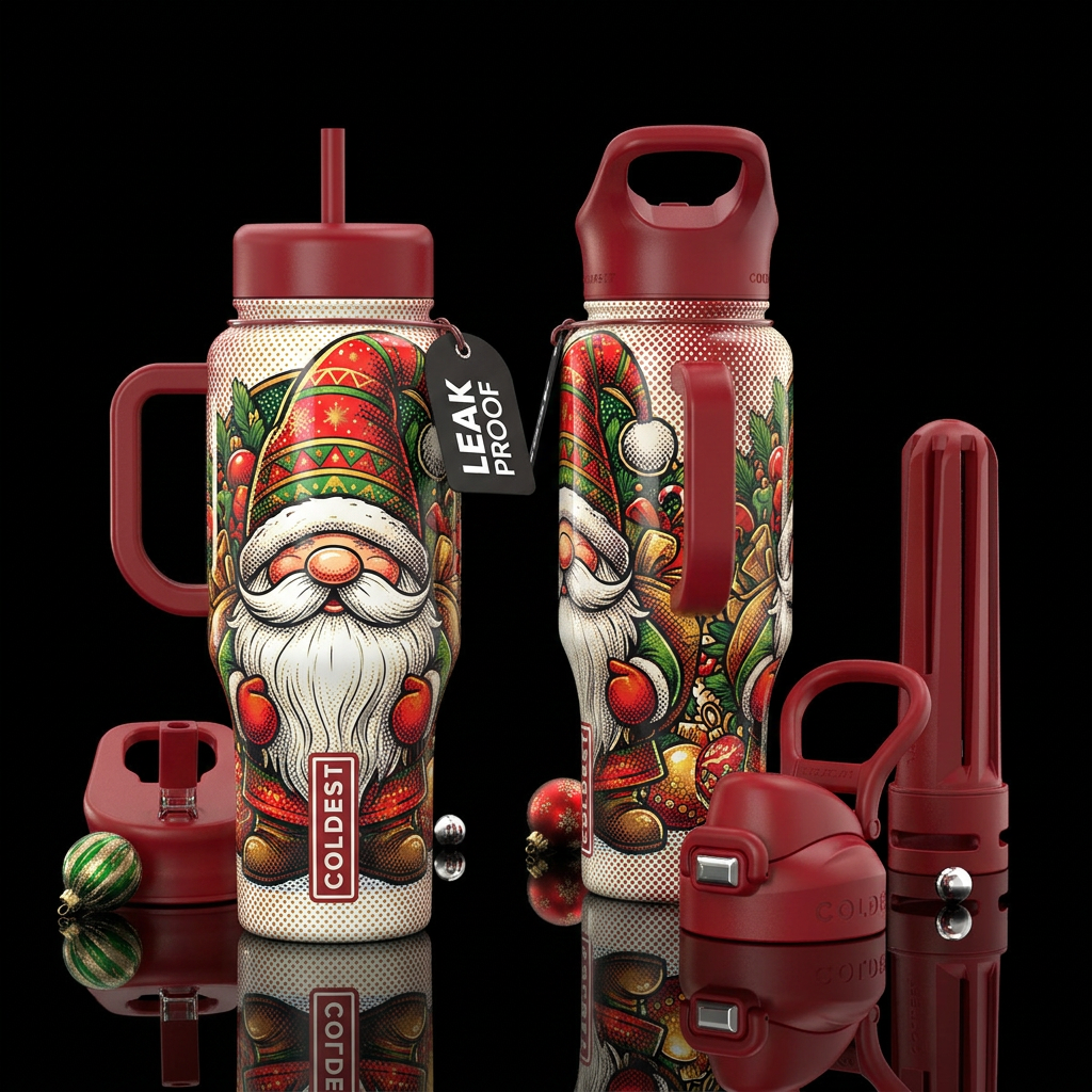 please show both the front and back of the bottle,... water bottle design