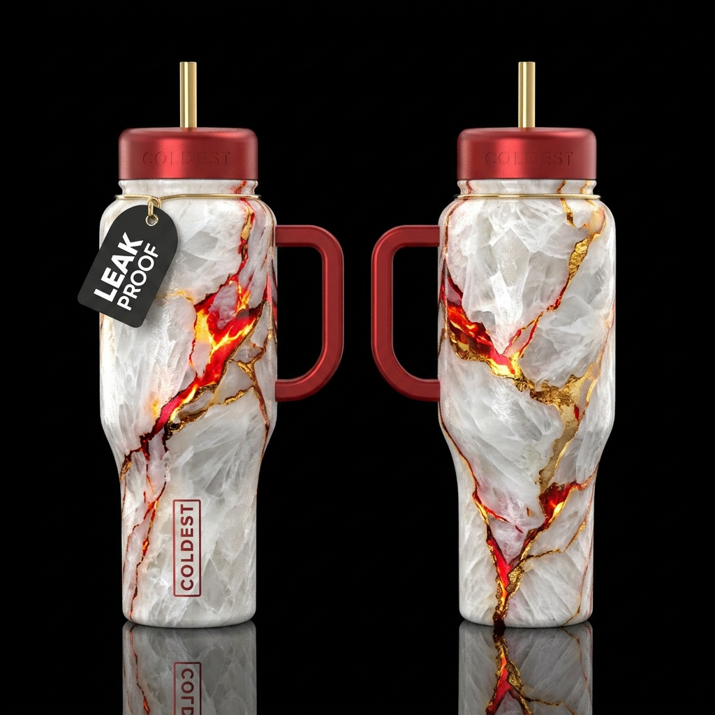 please show both the front and back of the bottle,... water bottle design
