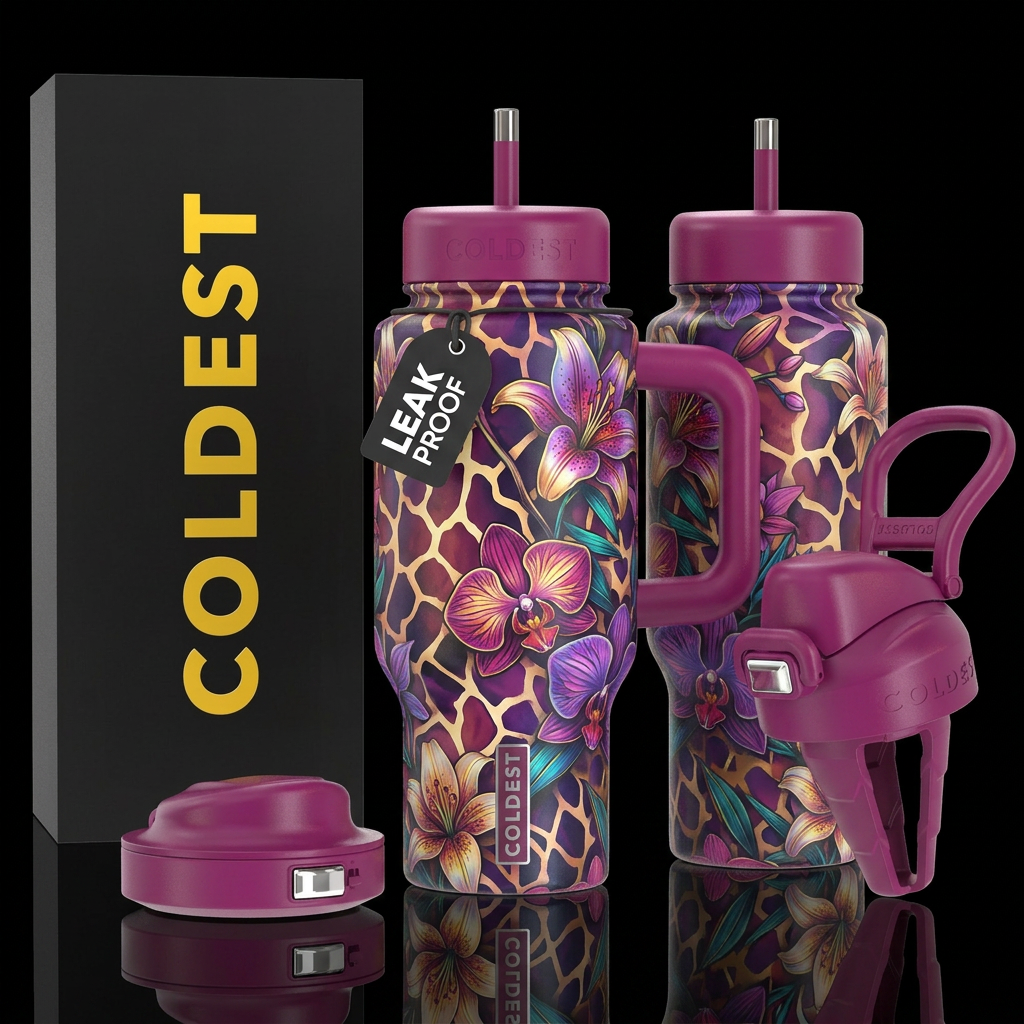 please show both the front and back of the bottle,... water bottle design
