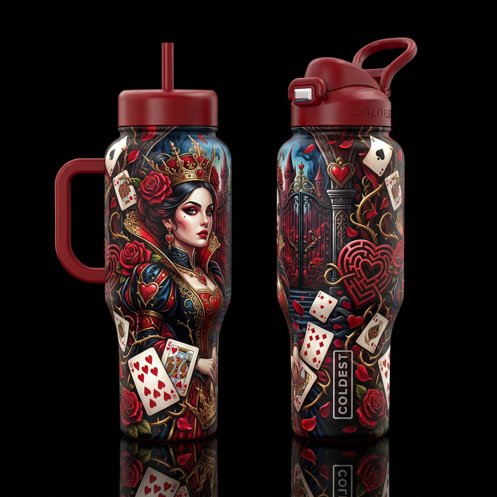 please show both the front and back of the bottle,... water bottle design