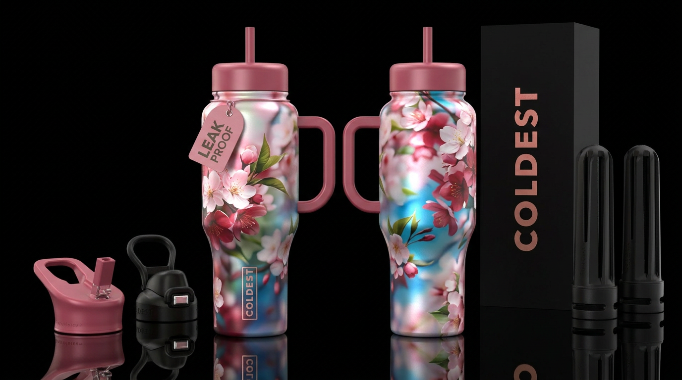 please show both the front and back of the bottle,... water bottle design