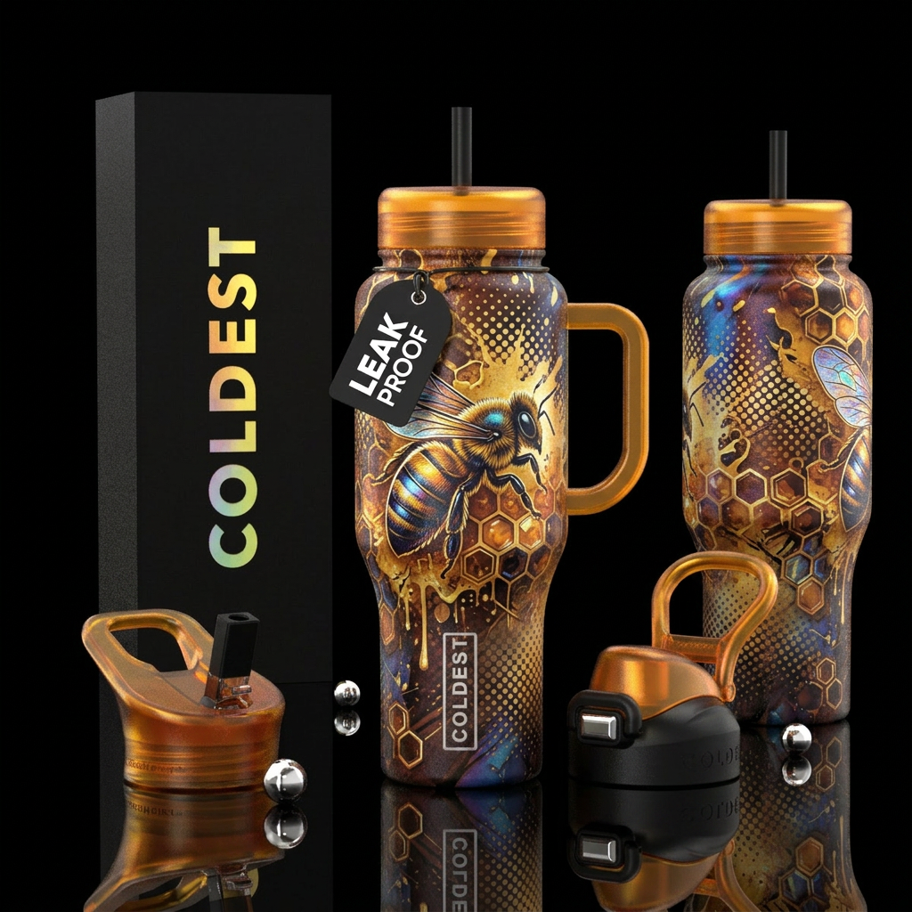 please show both the front and back of the bottle,... water bottle design