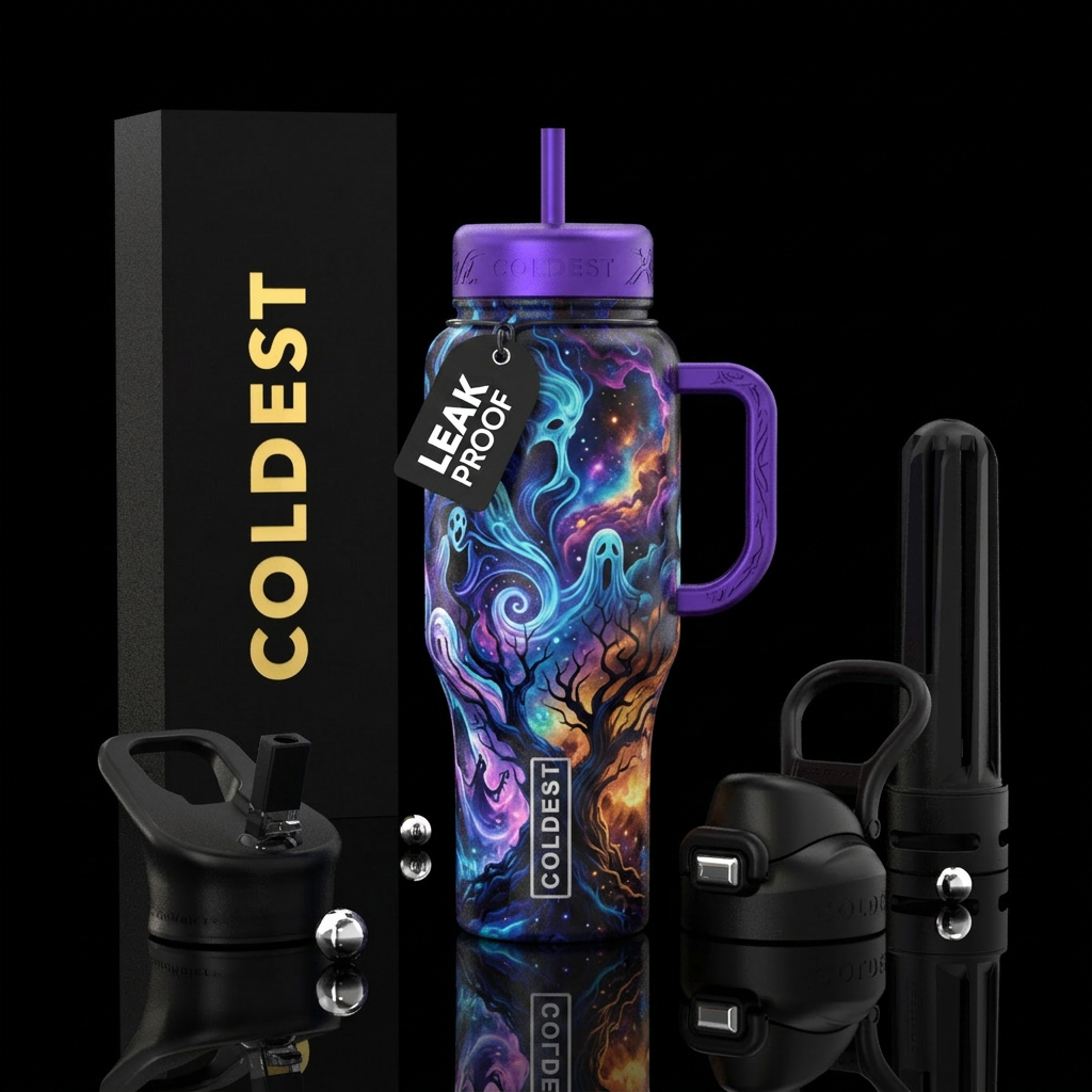 please show both the front and back of the bottle,... water bottle design