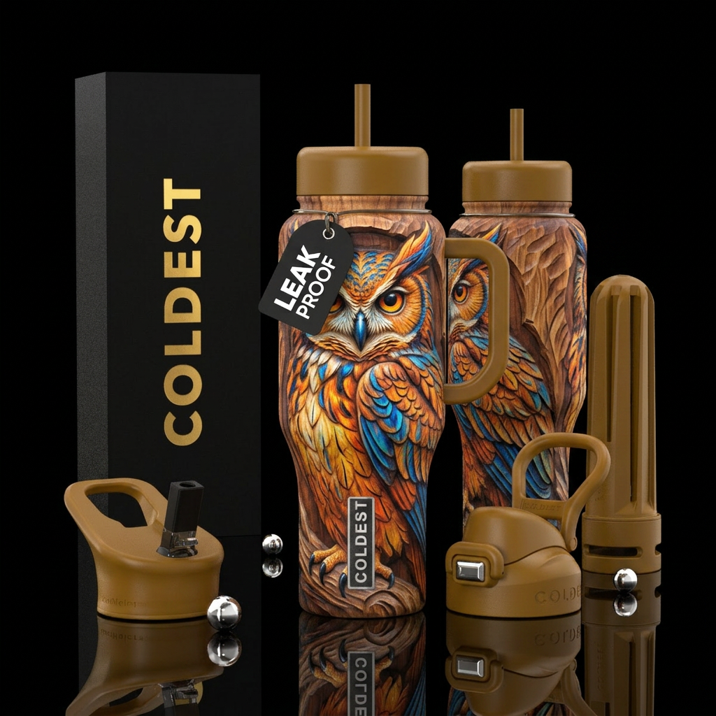 please show both the front and back of the bottle,... water bottle design