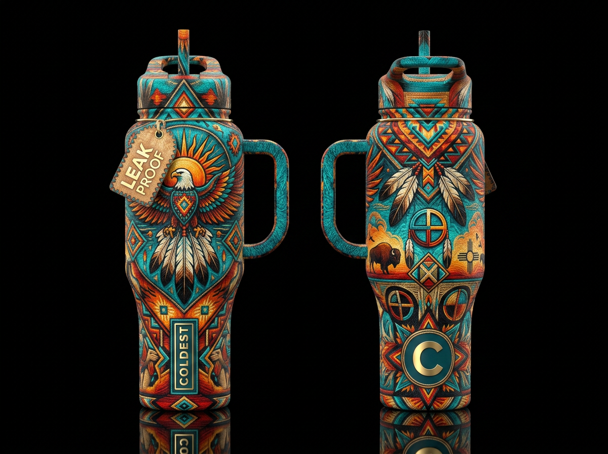 please show both the front and back of the bottle,... water bottle design
