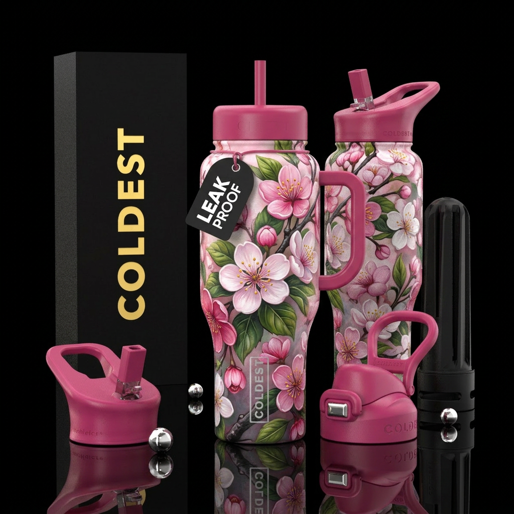 please show both the front and back of the bottle,... water bottle design