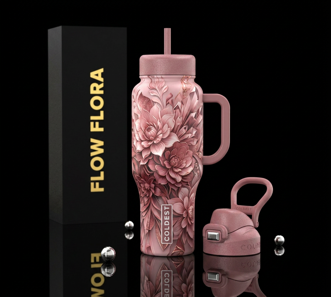 please show both the front and back of the bottle,... water bottle design