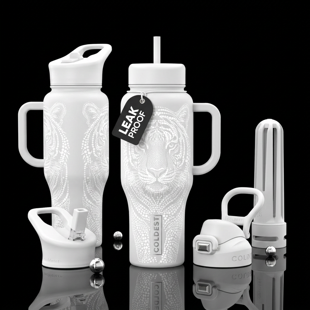 please show both the front and back of the bottle,... water bottle design