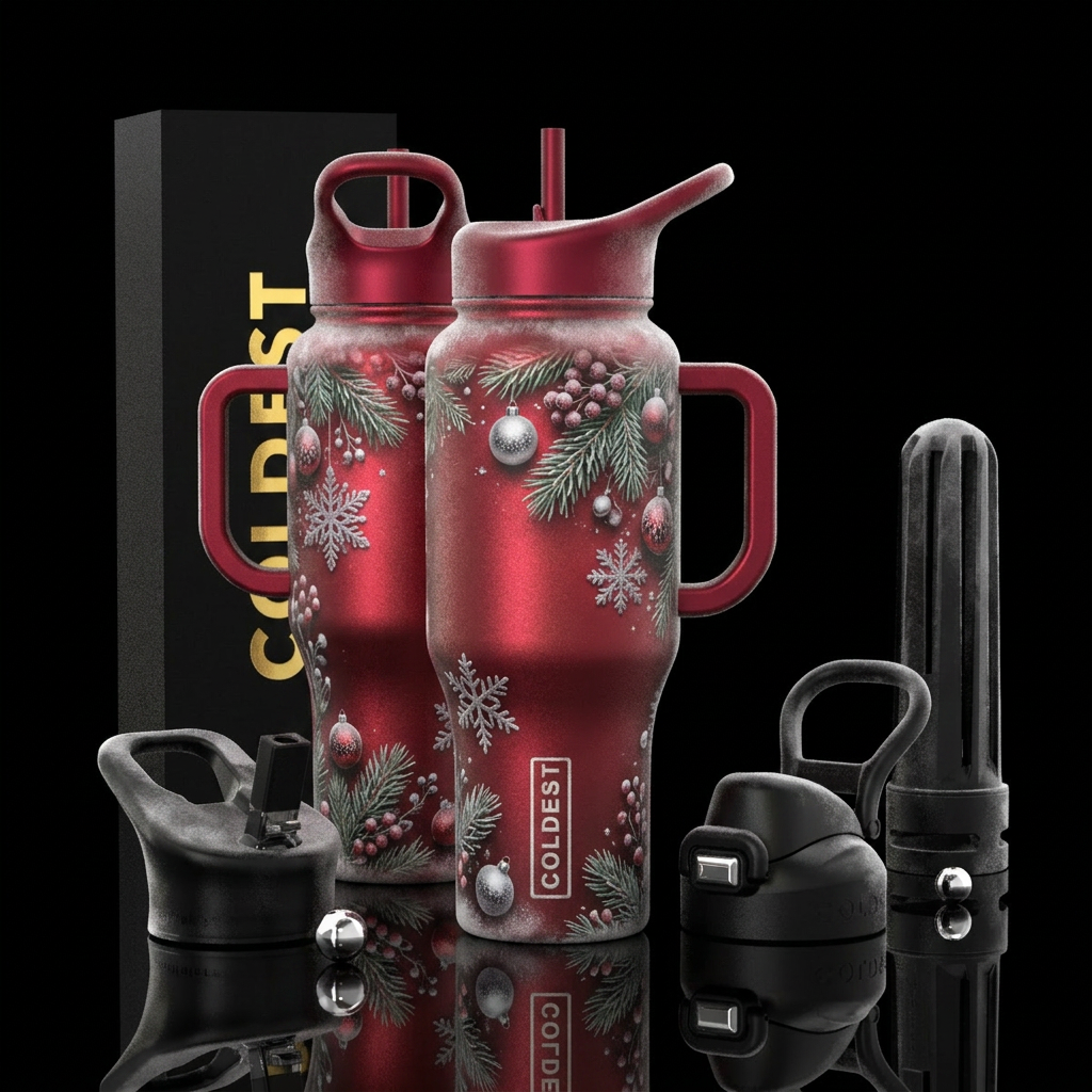 please show both the front and back of the bottle,... water bottle design
