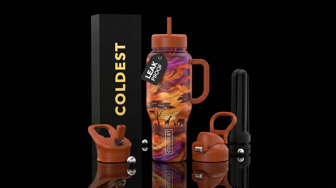please show both the front and back of the bottle,... water bottle design