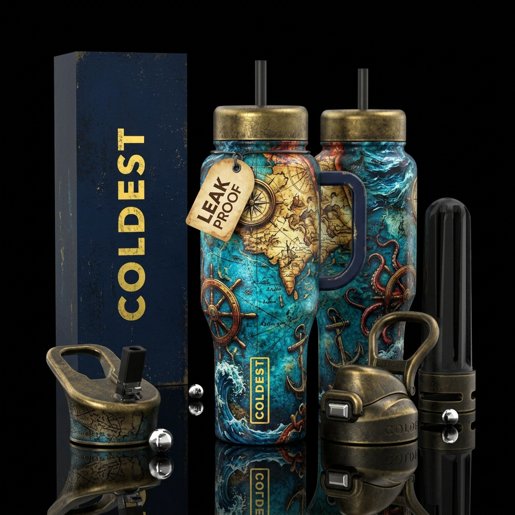 please show both the front and back of the bottle,... water bottle design