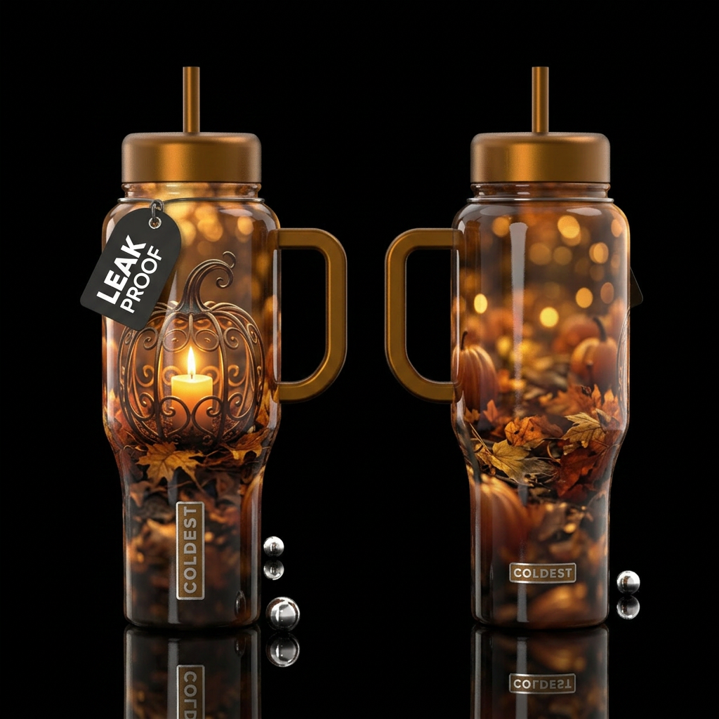 please show both the front and back of the bottle,... water bottle design