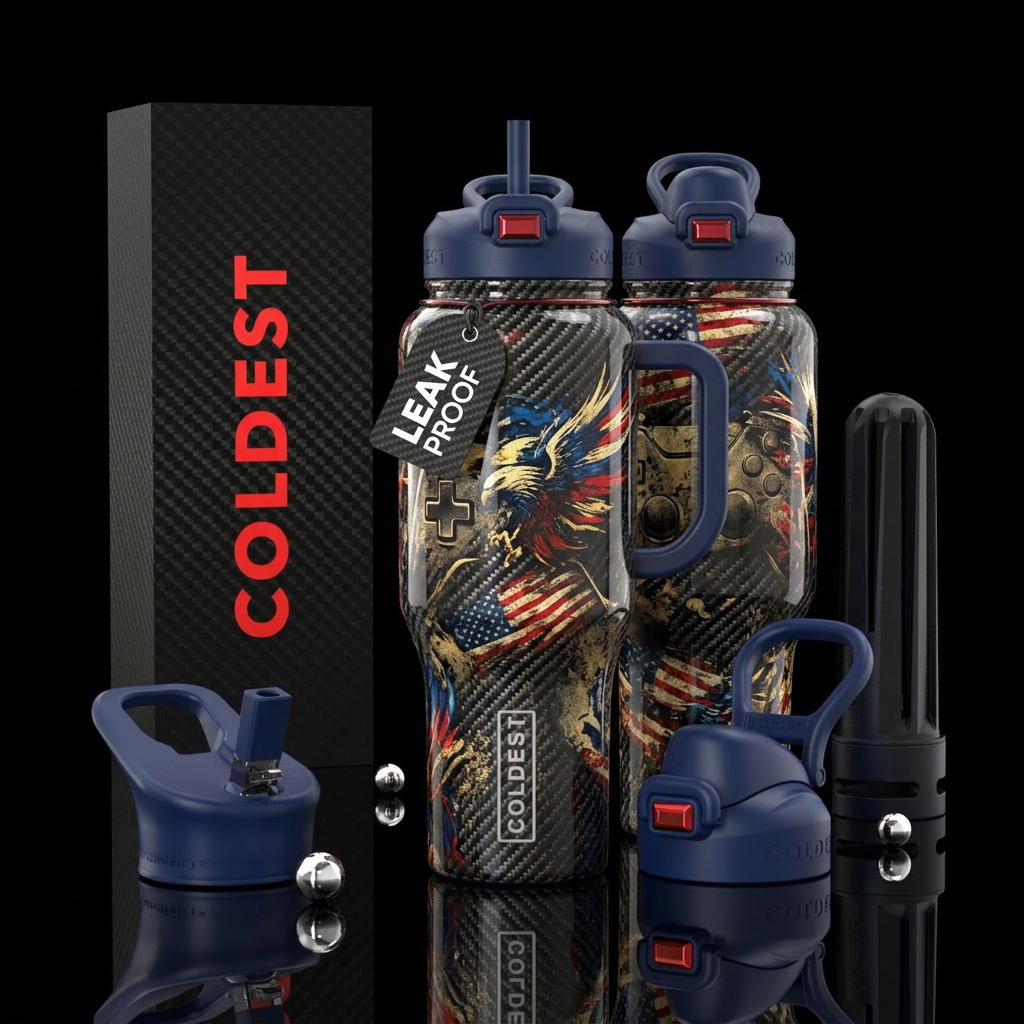 please show both the front and back of the bottle,... water bottle design