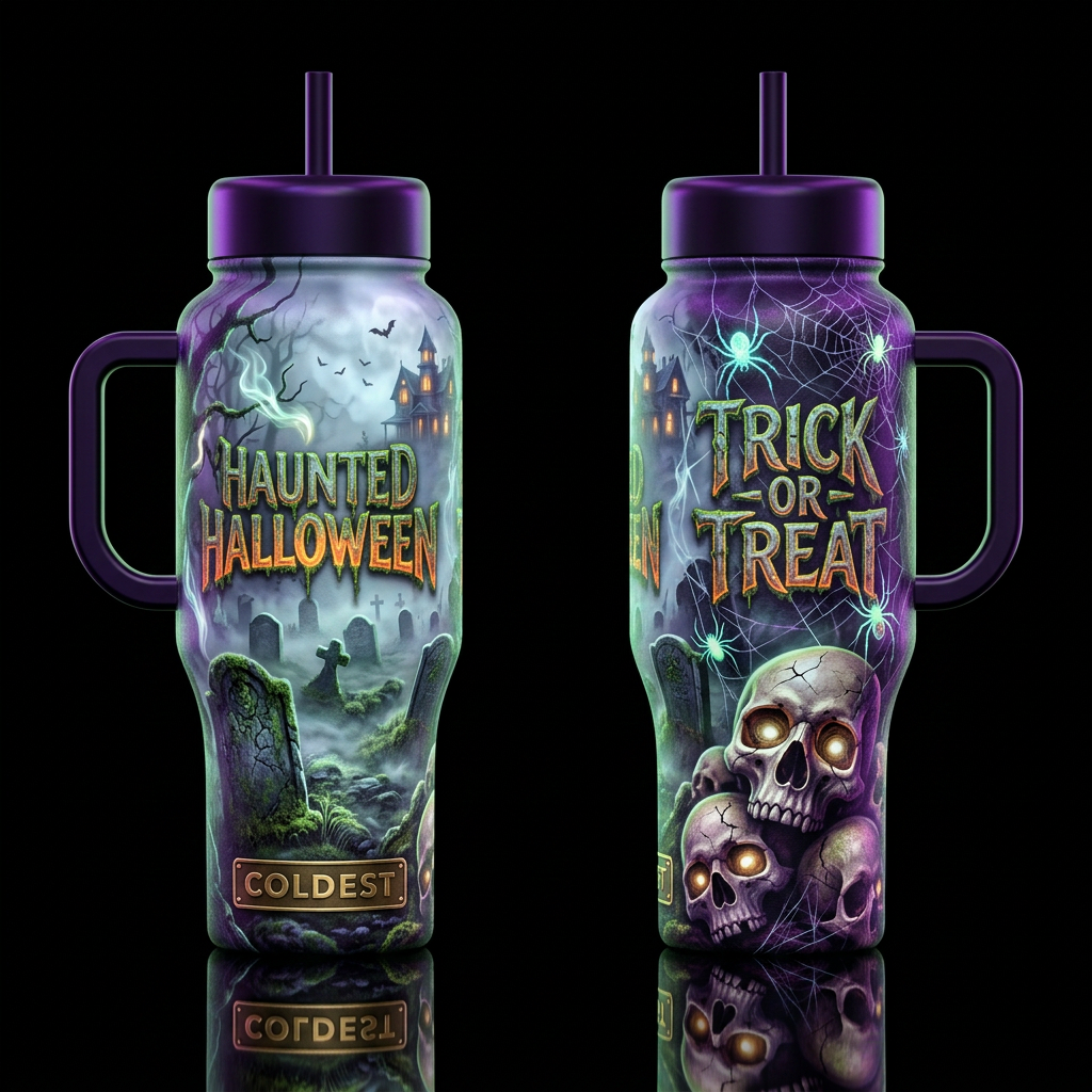 please show both the front and back of the bottle,... water bottle design