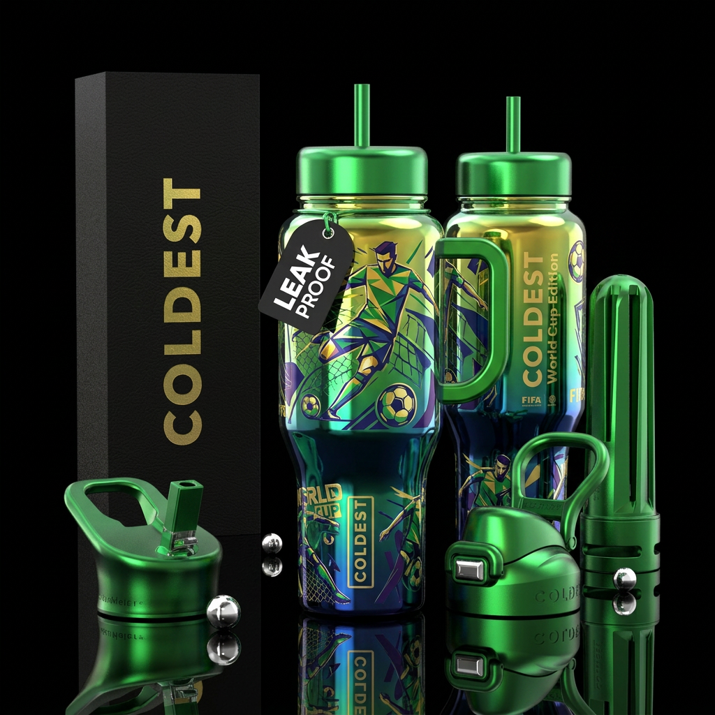 please show both the front and back of the bottle,... water bottle design