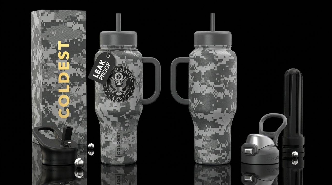 please show both the front and back of the bottle,... water bottle design