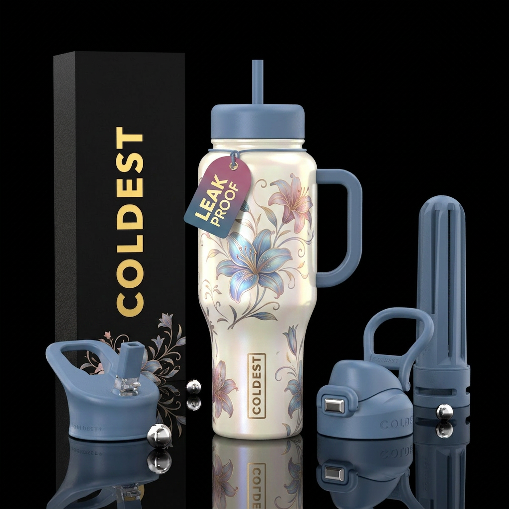 please show both the front and back of the bottle,... water bottle design