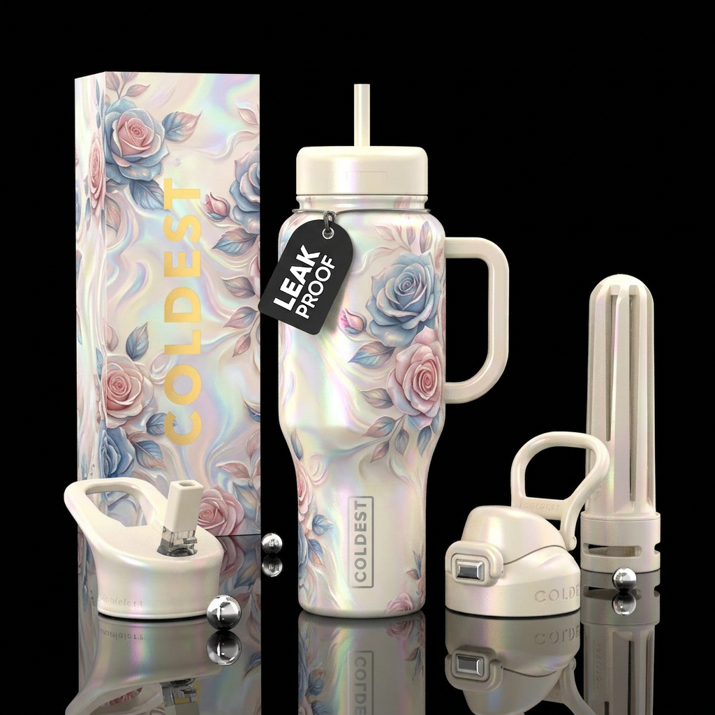 please show both the front and back of the bottle,... water bottle design