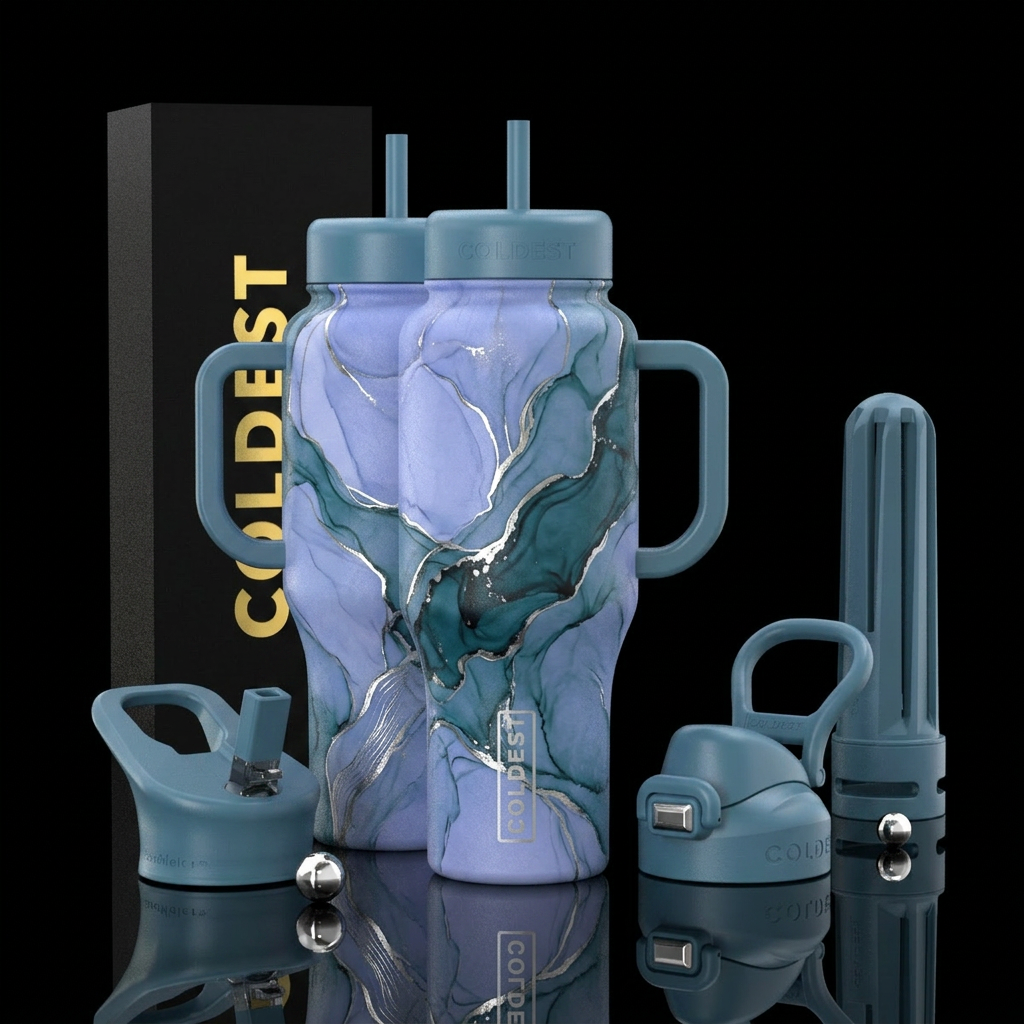 please show both the front and back of the bottle,... water bottle design