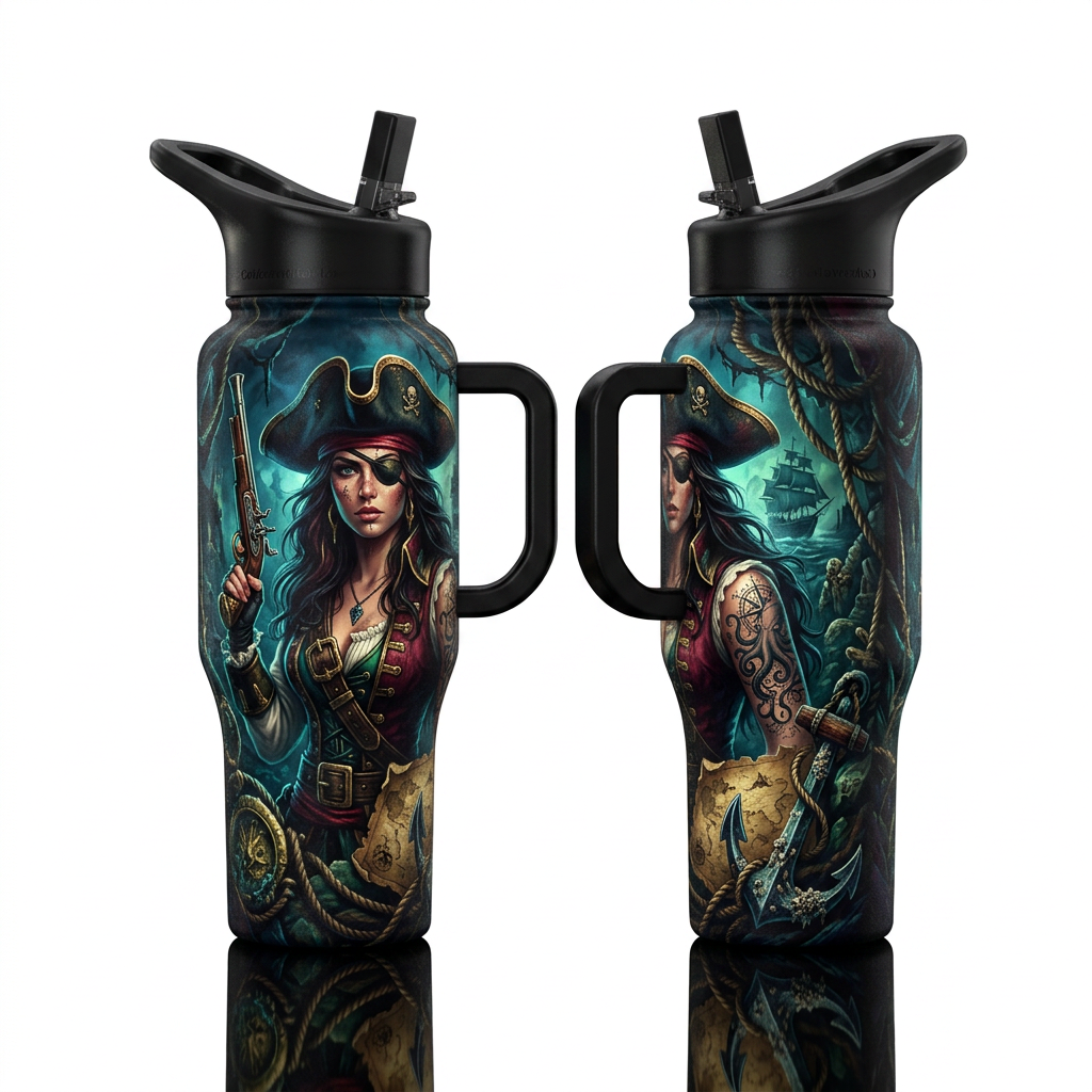 please show both the front and back of the bottle,... water bottle design