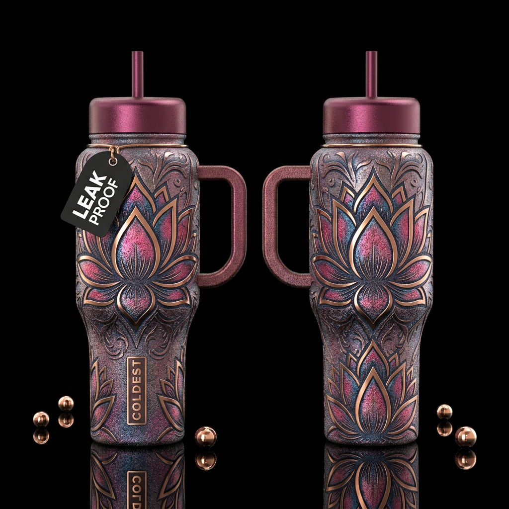 please show both the front and back of the bottle,... water bottle design