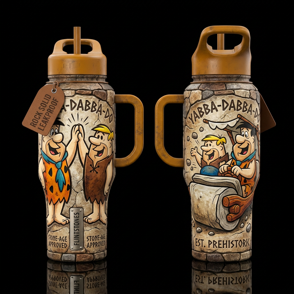 please show both the front and back of the bottle,... water bottle design