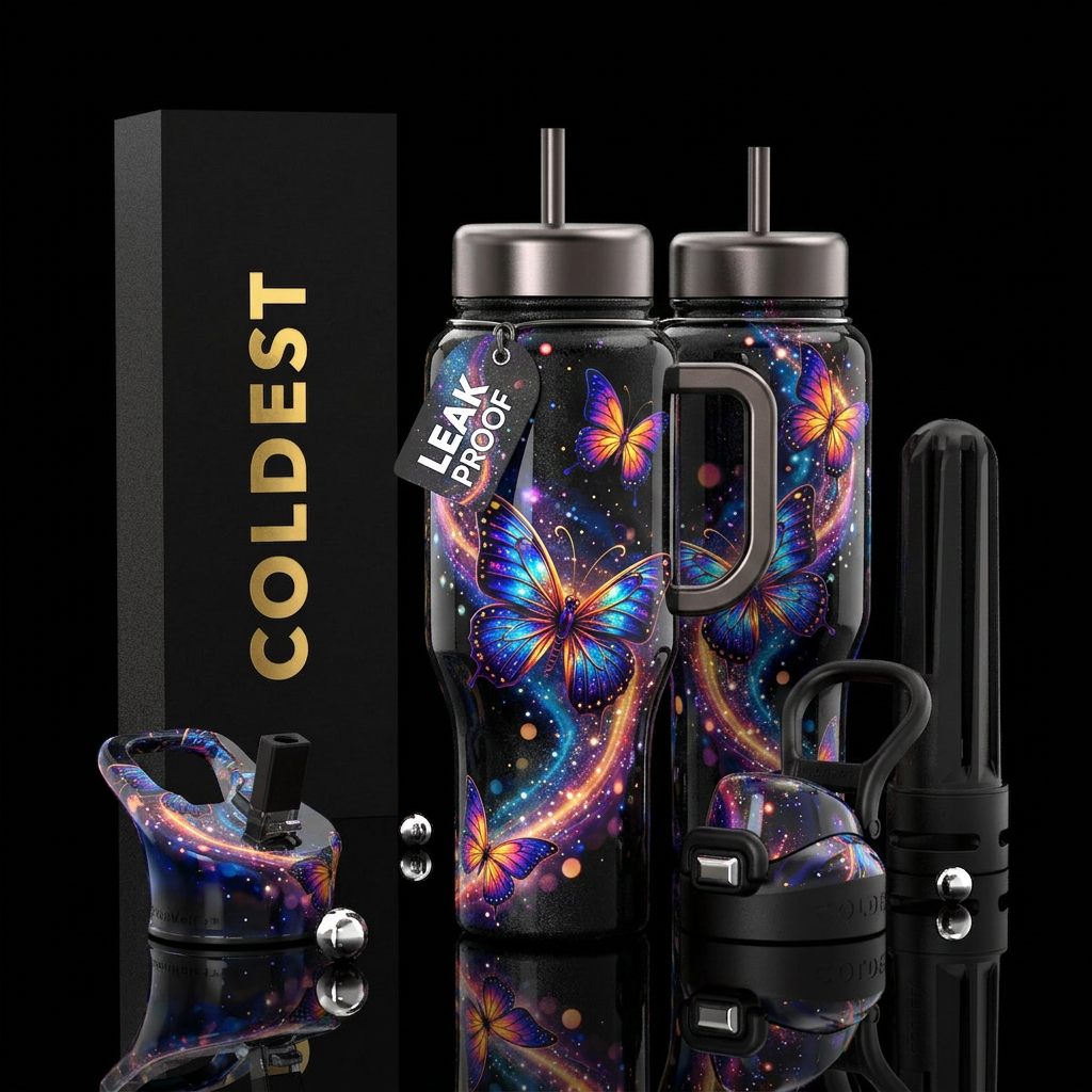 please show both the front and back of the bottle,... water bottle design
