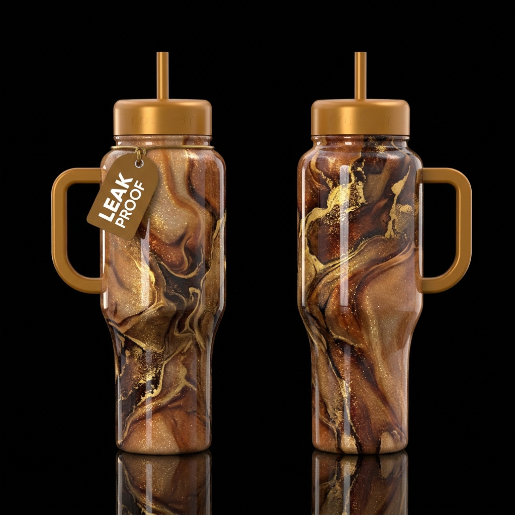 please show both the front and back of the bottle,... water bottle design