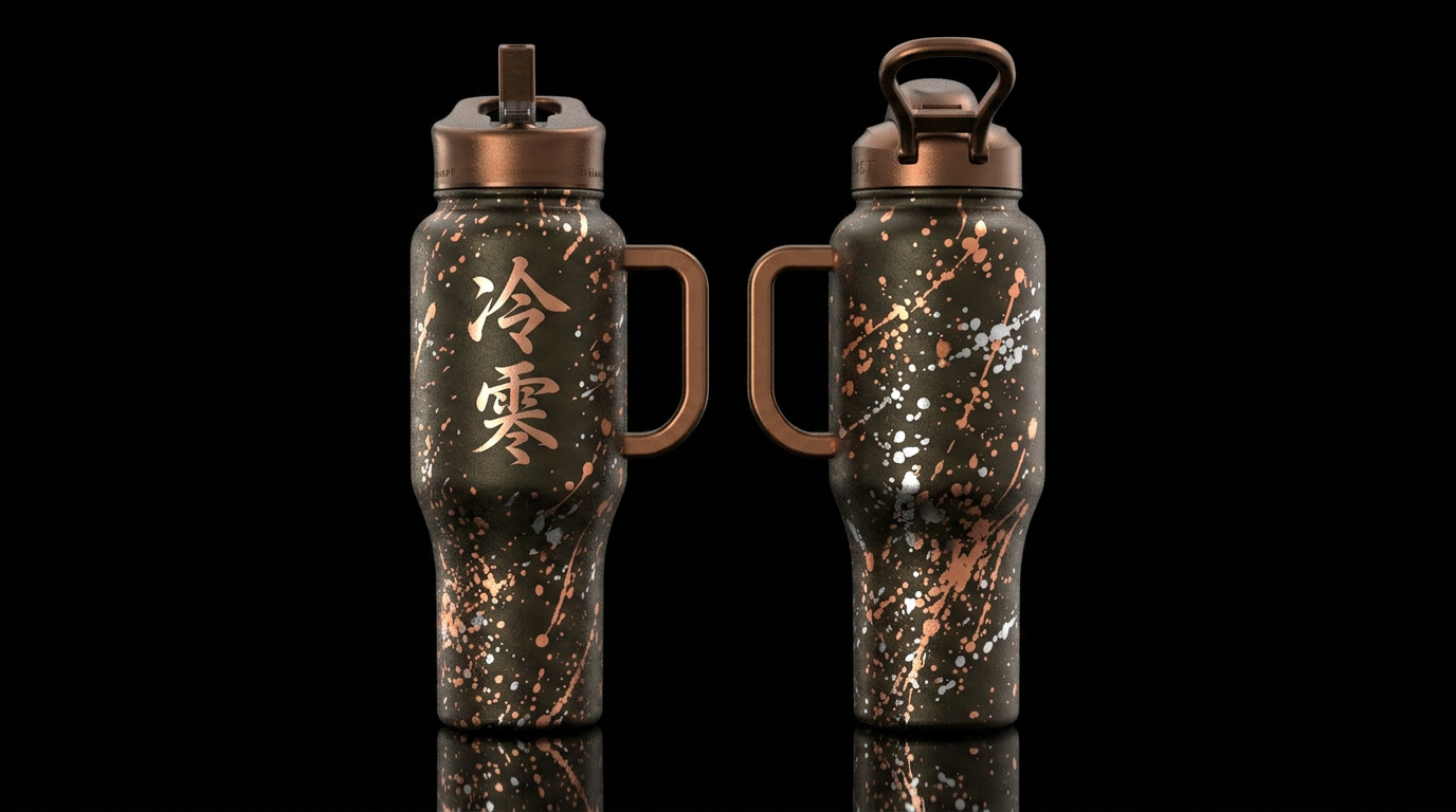 Coldest Kanji water bottle design