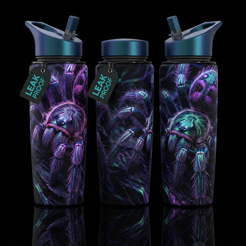 please show both the front and back of the bottle,... water bottle design