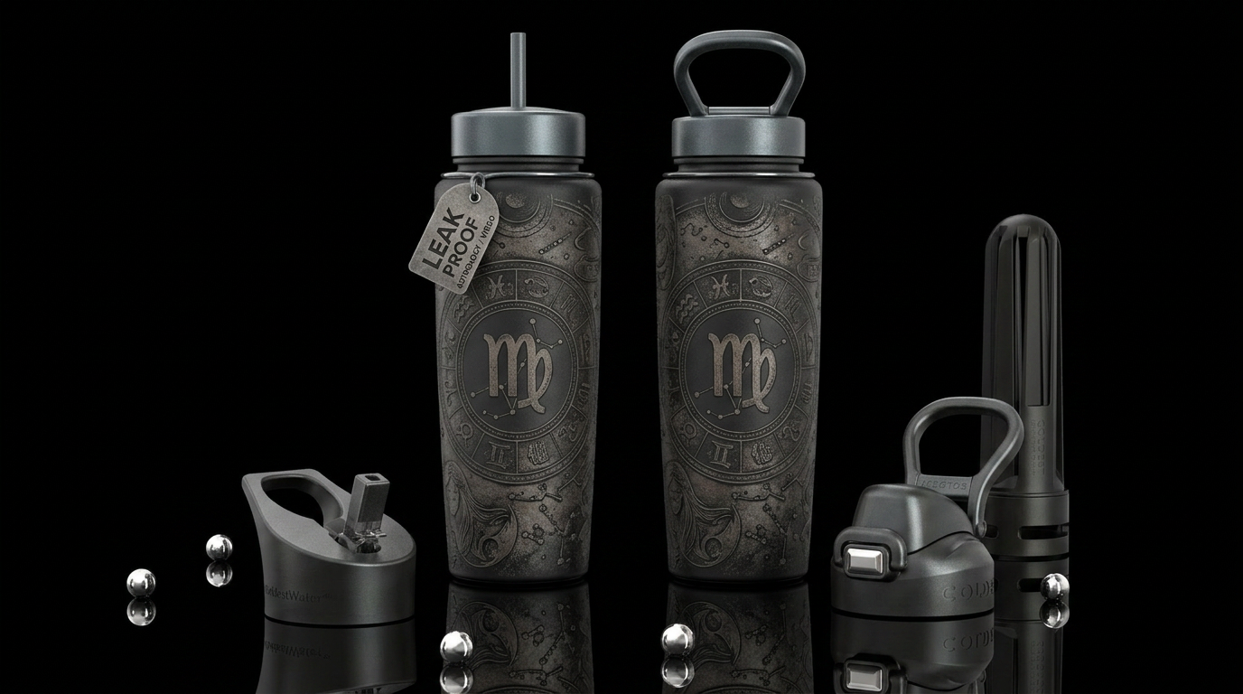 please show both the front and back of the bottle,... water bottle design