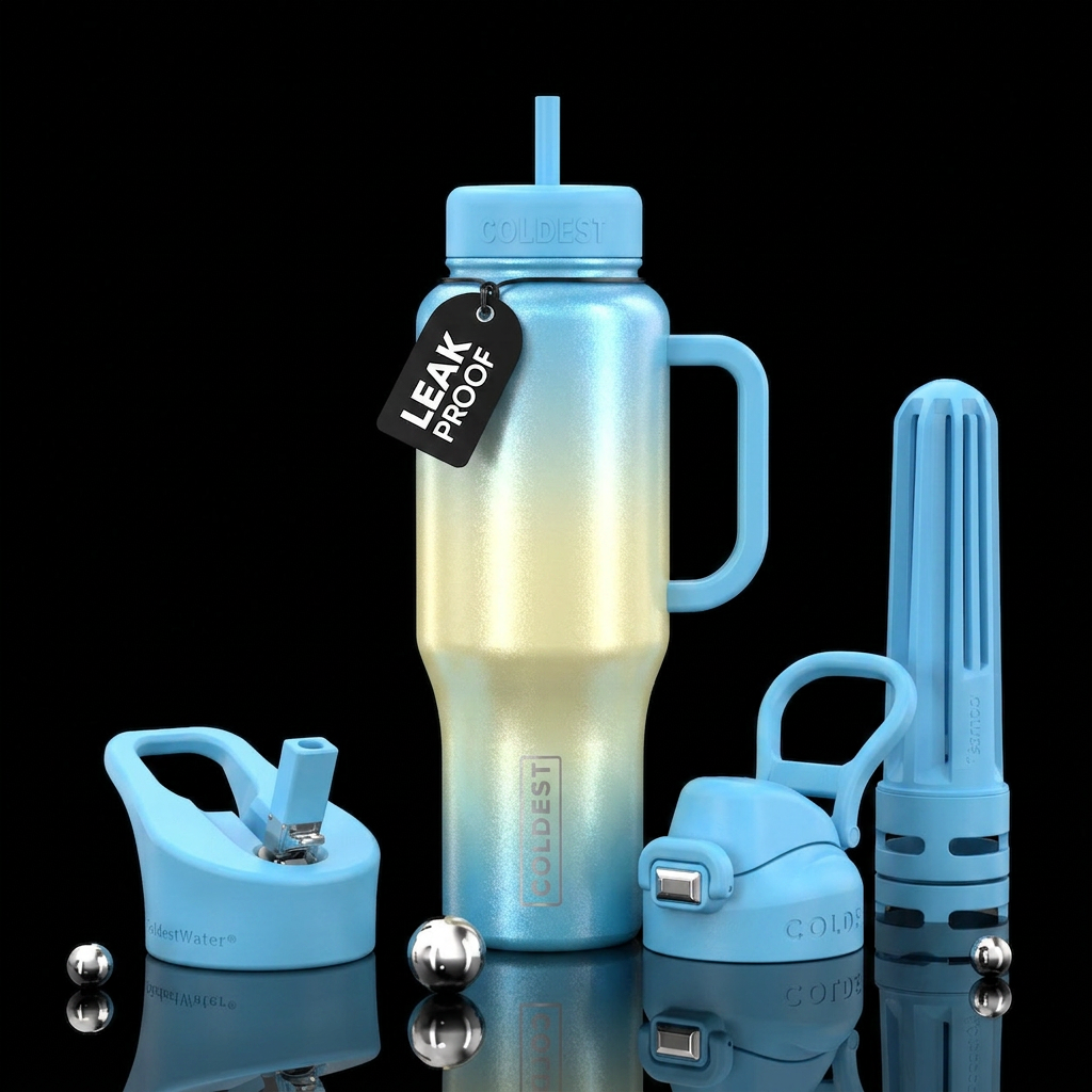 Shimmering Sky water bottle design