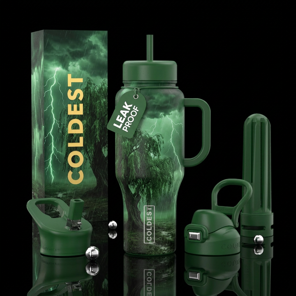 Force of nature water bottle design